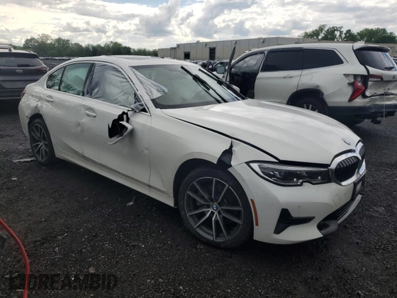 2019 BMW 3 Series 330i xDrive with VIN 3MW5R7J55K8B02348, listed as a Copart auction lot 56358215 with Not provided miles and Salvage title. Bid and sale history available at DreamBid. Image 4.