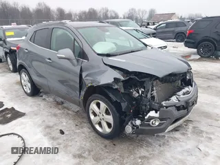2015 Buick Encore Convenience with VIN KL4CJFSBXFB033767, listed as a IAAI auction lot 41447019 with 131,954 mi miles and . Bid and sale history available at carsss.com. Image 1.