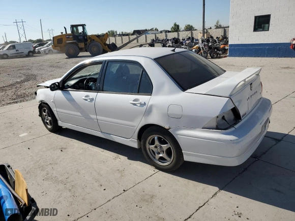 2002 Mitsubishi Lancer OZ-Rally with VIN JA3AJ86E72U081253, listed as a Copart auction lot 48244185 with 260,671 mi miles and Salvage Title. Bid and sale history available at carsss.com. Image 2.