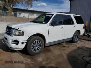 2017 Ford Expedition XLT with VIN 1FMJU1JT7HEA31201, listed as a Copart auction lot 56600575 with 132,027 mi miles and Salvage title. Bid and sale history available at DreamBid. Image 1.