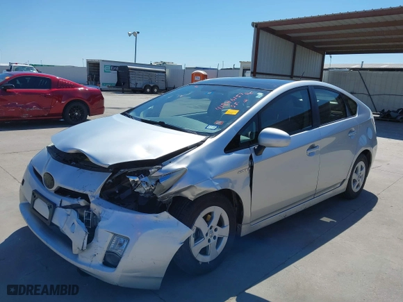 2011 Toyota Prius I with VIN JTDKN3DU4B5342940, listed as a IAAI auction lot 41846157 with 186,293 mi miles. Bid and sale history available at carsss.com. Image 18.