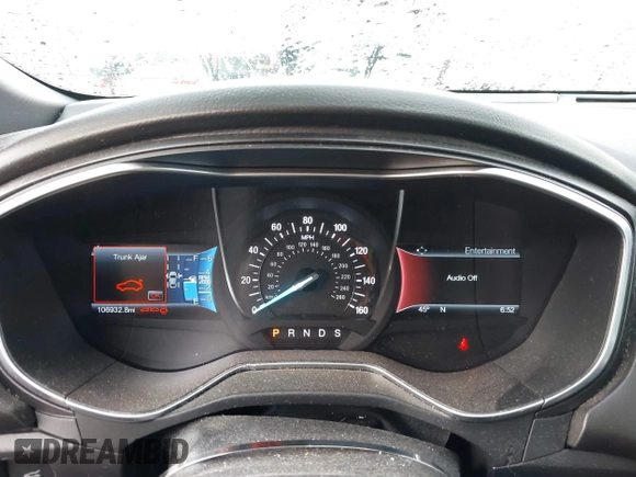 2017 Ford Fusion Sport with VIN 3FA6P0VP3HR256856, listed as a IAAI auction lot 41998564 with 106,932 mi miles. Bid and sale history available at carsss.com. Image 7.