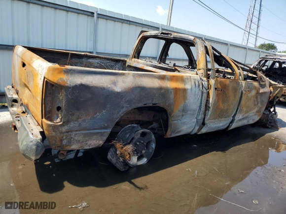 2007 Dodge Ram 2500 SLT with VIN 3D7KS28D17G840838, listed as a Copart auction lot 62551234 with 0 mi miles and Salvage Title. Bid and sale history available at carsss.com. Image 3.