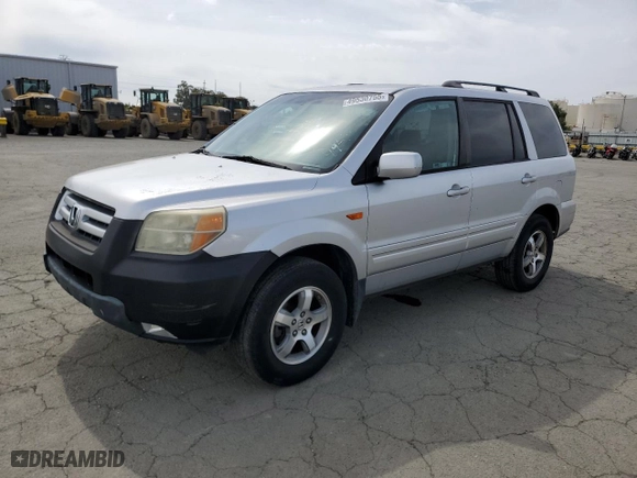 2007 Honda Pilot EX with VIN 5FNYF28407B000578, listed as a Copart auction lot 49530755 with 234,447 mi miles and Clean Title. Bid and sale history available at carsss.com. Image 1.