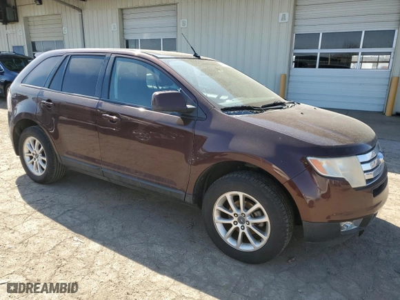 2009 Ford Edge SEL with VIN 2FMDK38C39BA55254, listed as a Copart auction lot 48774085 with 213,312 mi miles and Salvage Title. Bid and sale history available at carsss.com. Image 4.