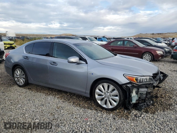 2016 Acura RLX Hybrid Advance Pkg with VIN JH4KC2F98GC000353, listed as a Copart auction lot 78083014 with 91,878 mi miles and Salvage Title. Bid and sale history available at carsss.com. Image 4.