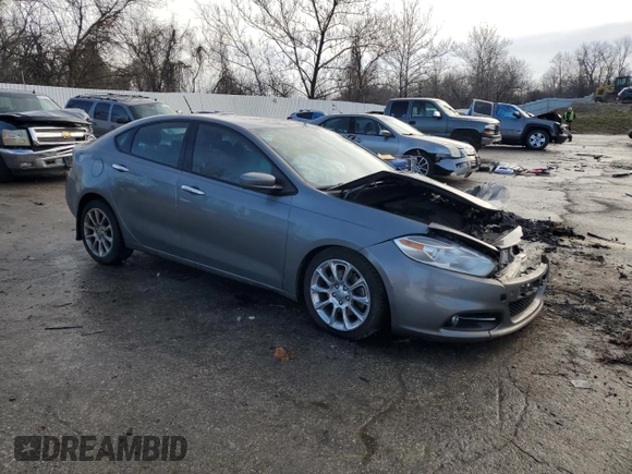 2013 Dodge Dart Limited with VIN 1C3CDFCA1DD241853, listed as a Copart auction lot 84923784 with 166,370 mi miles and Salvage title. Bid and sale history available at DreamBid. Image 4.
