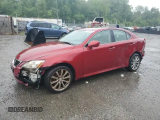 2006 Lexus IS 250 with VIN JTHCK262065001753, listed as a Copart auction lot 58660395 with 123,443 mi miles and Salvage title. Bid and sale history available at DreamBid. Image 1.