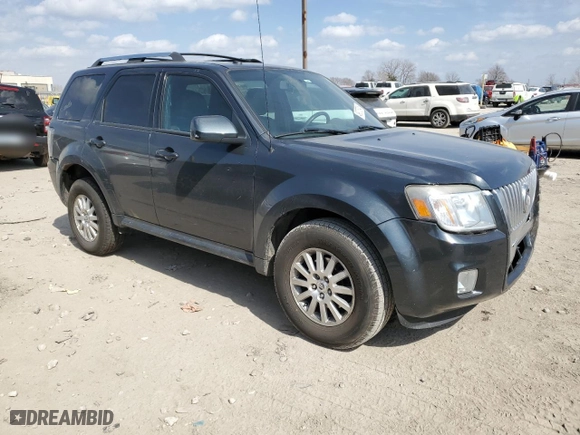 2010 Mercury Mariner Premier with VIN 4M2CN8H73AKJ26917, listed as a Copart auction lot 49075745 with 223,692 mi miles and Salvage Title. Bid and sale history available at carsss.com. Image 4.