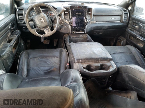 2019 Ram 3500 Limited with VIN 3C63R3RL4KG622107, listed as a Copart auction lot 42116525 with 129,371 mi miles and Salvage Title. Bid and sale history available at carsss.com. Image 8.