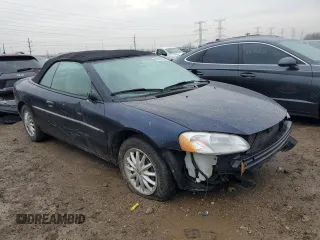 2002 Chrysler Sebring LXi with VIN 1C3EL55R82N171042, listed as a Copart auction lot 82014824 with 49,752 mi miles and Salvage Title. Bid and sale history available at DreamBid. Image 4.