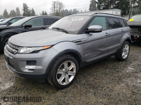 2013 Land Rover Range Rover Evoque Pure Premium with VIN SALVR2BG0DH849689, listed as a Copart auction lot 89315685 with 95,807 mi miles and Salvage Title. Bid and sale history available at carsss.com. Image 1.