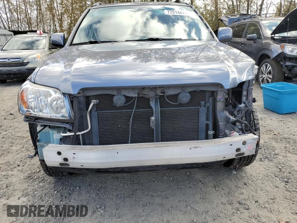 2007 Toyota Highlander Hybrid with VIN JTEHW21A970046744, listed as a Copart auction lot 72814474 with 80,305 mi miles and Salvage Title. Bid and sale history available at carsss.com. Image 5.