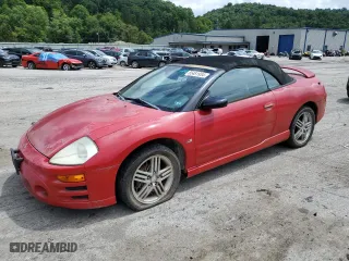2003 Mitsubishi Eclipse GT with VIN 4A3AE55H63E116034, listed as a Copart auction lot 65481934 with 0 mi miles and Salvage Title. Bid and sale history available at carsss.com. Image 1.