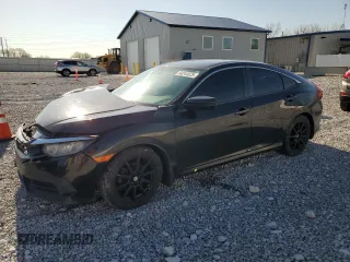 2017 Honda Civic LX with VIN 19XFC2F50HE025046, listed as a Copart auction lot 54244525 with 220,145 mi miles and Salvage Title. Bid and sale history available at DreamBid. Image 1.