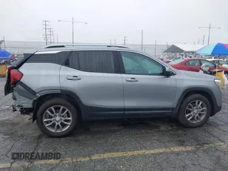 2023 GMC Terrain SLT with VIN 3GKALVEG4PL272230, listed as a IAAI auction lot 41896578 with 21,009 mi miles and . Bid and sale history available at carsss.com. Image 18.