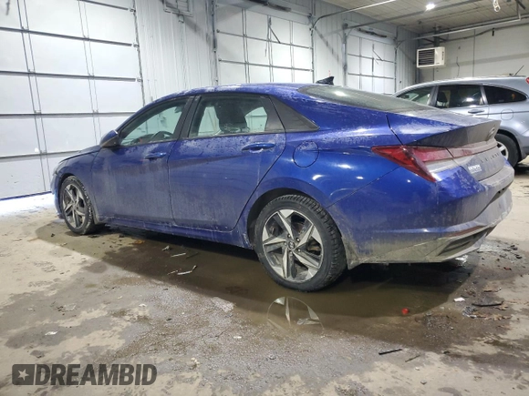 2023 Hyundai Elantra SEL with VIN 5NPLS4AG5PH086316, listed as a Copart auction lot 41998975 with 61,637 mi miles and Salvage Title. Bid and sale history available at DreamBid. Image 2.