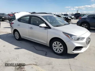 2019 Hyundai Accent SE with VIN 3KPC24A3XKE044640, listed as a Copart auction lot 75141053 with 76,199 mi miles. Bid and sale history available at carsss.com. Image 4.
