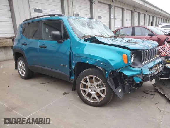 2021 Jeep Renegade Sport with VIN ZACNJDAB6MPM32261, listed as a Copart auction lot 85943614 with 85,212 mi miles and Non repairable. Bid and sale history available at DreamBid. Image 4.
