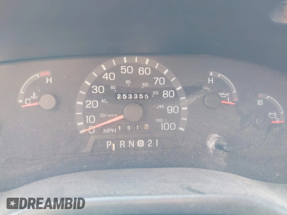 1999 Ford Econoline Cargo with VIN 1FTRE1425XHC16321, listed as a IAAI auction lot 40875096 with 253,355 mi miles and . Bid and sale history available at DreamBid. Image 7.