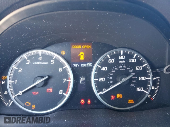 2015 Acura RDX Tech Pkg with VIN 5J8TB3H56FL016124, listed as a Copart auction lot 47039535 with 128,336 mi miles and Salvage Title. Bid and sale history available at carsss.com. Image 9.