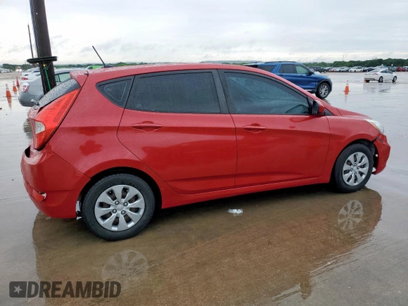 2017 Hyundai Accent SE with VIN KMHCT5AEXHU316064, listed as a Copart auction lot 55695365 with 190,703 mi miles and Salvage Title. Bid and sale history available at DreamBid. Image 3.