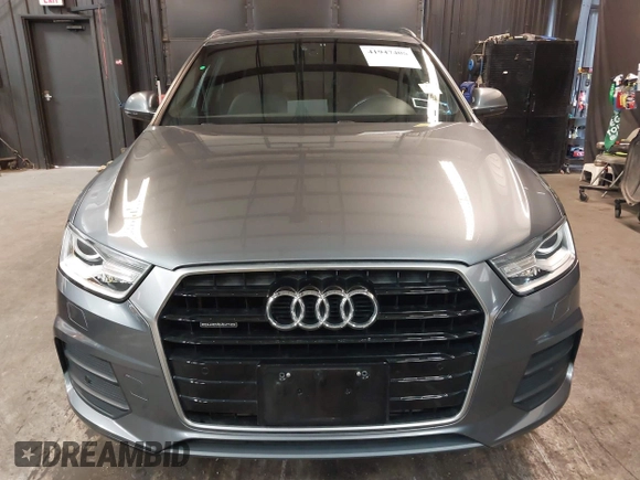 2017 Audi Q3 Premium with VIN WA1ECCFS2HR003006, listed as a IAAI auction lot 41947406 with 45,602 mi miles. Bid and sale history available at carsss.com. Image 13.