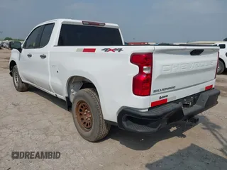 2021 Chevrolet Silverado 1500 Work Truck with VIN 1GCRYAEF6MZ216391, listed as a IAAI auction lot 42222436 with 56,286 mi miles and . Bid and sale history available at DreamBid. Image 3.