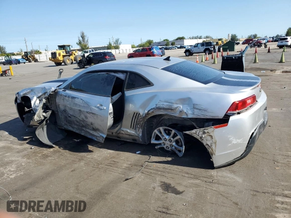 2014 Chevrolet Camaro LS с VIN 2G1FA1E33E9273326, выставлен на аукционе Copart как лот 53258585 с пробегом 143 258 миль миль и Списание • Salvage title. История ставок и продаж доступна на DreamBid. Изображение 2.