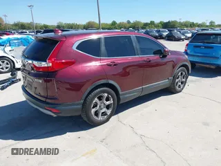 2017 Honda CR-V EX with VIN 7FARW1H51HE007293, listed as a IAAI auction lot 41768836 with 86,553 mi miles. Bid and sale history available at carsss.com. Image 4.