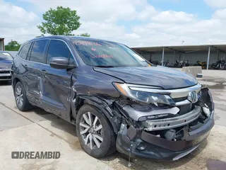 2020 Honda Pilot EX-L z VIN 5FNYF5H54LB020224, wystawiony jako IAAI lot #42199136 z przebiegiem 80 746 mil mil oraz . Historia ofert i sprzedaży dostępna na DreamBid. Obrazek 1.
