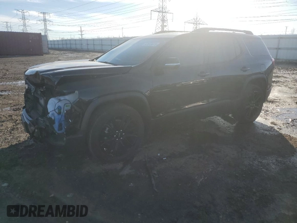 2023 GMC Acadia SLT with VIN 1GKKNULS3PZ249479, listed as a Copart auction lot 47813675 with 22,099 mi miles and Salvage Title. Bid and sale history available at DreamBid. Image 1.