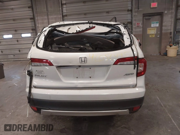 2019 Honda Pilot EX-L with VIN 5FNYF6H57KB050130, listed as a IAAI auction lot 42052495 with Not Provided miles and . Bid and sale history available at carsss.com. Image 16.