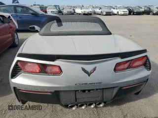 2015 Chevrolet Corvette 2LT with VIN 1G1YD3D77F5122584, listed as a Copart auction lot 73729614 with 0 mi miles and Salvage Title. Bid and sale history available at carsss.com. Image 6.