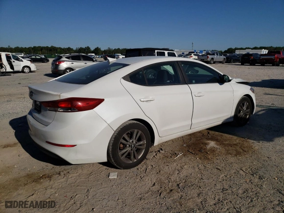2018 Hyundai Elantra SEL with VIN 5NPD84LF7JH217843, listed as a Copart auction lot 53199835 with 105,903 mi miles and Salvage Title. Bid and sale history available at carsss.com. Image 3.
