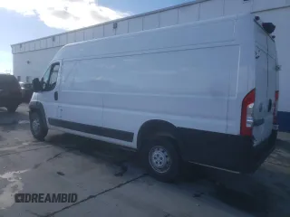 2023 Ram ProMaster Cargo with VIN 3C6MRVJGXPE501020, listed as a Copart auction lot 82050114 with 22,623 mi miles and Salvage Title. Bid and sale history available at DreamBid. Image 2.