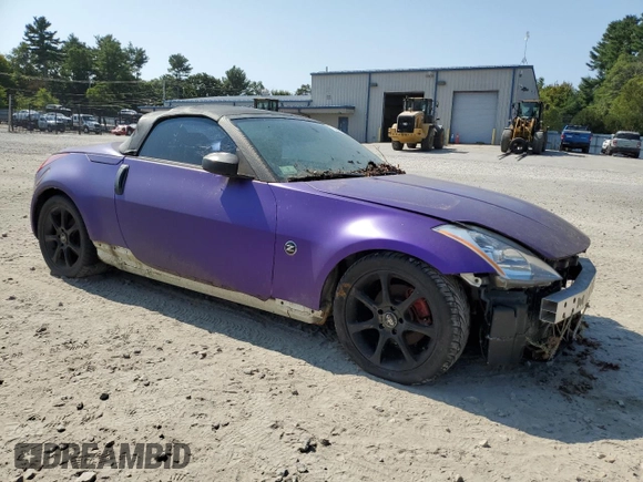 2004 Nissan 350Z Touring with VIN JN1AZ36A44M252461, listed as a Copart auction lot 71462124 with 180,649 mi miles and Clean Title. Bid and sale history available at DreamBid. Image 4.