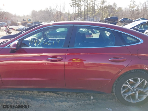 2023 Hyundai Sonata SEL with VIN KMHL14JA4PA326571, listed as a IAAI auction lot 41476619 with 53,881 mi miles. Bid and sale history available at carsss.com. Image 14.