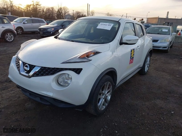 2016 Nissan Juke S with VIN JN8AF5MR6GT606098, listed as a IAAI auction lot 41466709 with 83,961 mi miles. Bid and sale history available at carsss.com. Image 2.
