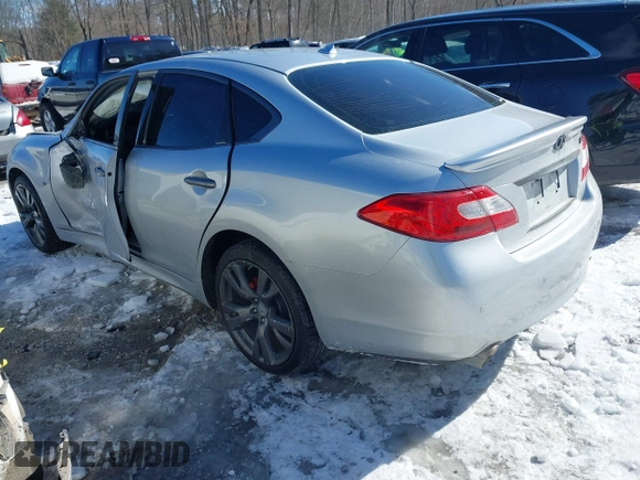 2013 Infiniti M z VIN JN1BY1AR6DM602407, wystawiony jako IAAI lot #41617455 z przebiegiem 99 195 mil mil oraz . Historia ofert i sprzedaży dostępna na DreamBid. Obrazek 3.