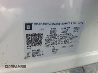 2021 Chevrolet Equinox LT z VIN 3GNAXKEVXML350039, wystawiony jako Copart lot #54440265 z przebiegiem 95 324 mil mil oraz Szkoda całkowita • Salvage title. Historia ofert i sprzedaży dostępna na DreamBid. Obrazek 14.