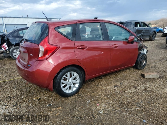 2016 Nissan Note SV with VIN 3N1CE2CP7GL376715, listed as a Copart auction lot 51152305 with 24,870 mi miles and Salvage Title. Bid and sale history available at DreamBid. Image 3.