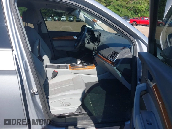 2022 Audi Q5 S line Premium Plus with VIN WA1EAAFY8N2075153, listed as a IAAI auction lot 42317317 with 67,230 mi miles and . Bid and sale history available at DreamBid. Image 5.