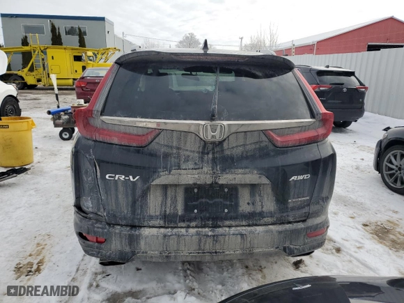 2021 Honda CR-V Touring with VIN 2HKRW2H91MH218218, listed as a Copart auction lot 44949245 with 44,488 mi miles and Salvage Title. Bid and sale history available at carsss.com. Image 6.