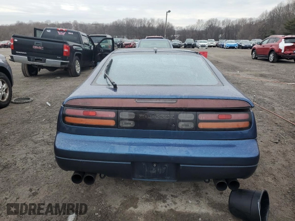 1992 Nissan 300ZX z VIN JN1RZ26H9NX522195, wystawiony jako Copart lot #88170195 z przebiegiem 104 669 mil mil oraz Szkoda całkowita • Salvage title. Historia ofert i sprzedaży dostępna na DreamBid. Obrazek 6.