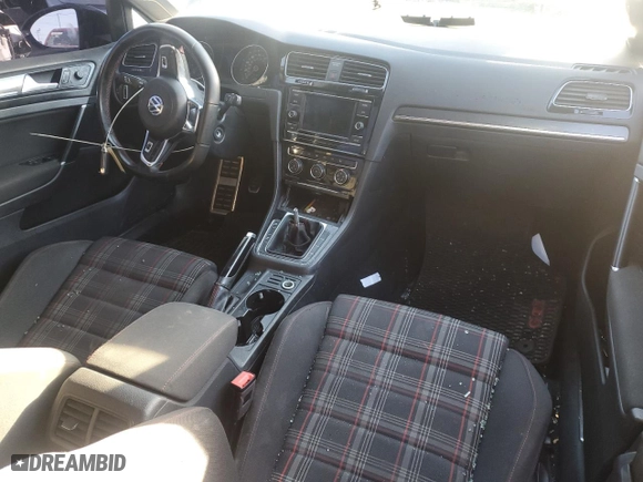 2019 Volkswagen Golf GTI S with VIN 3VW5T7AU1KM008726, listed as a Copart auction lot 88910235 with 0 mi miles and Salvage Title. Bid and sale history available at carsss.com. Image 8.