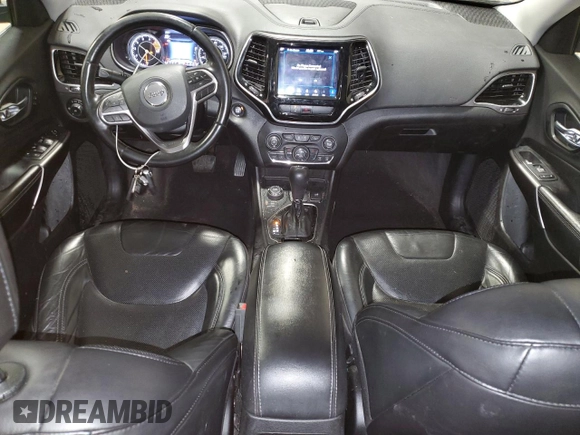 2019 Jeep Cherokee Limited with VIN 1C4PJMDX2KD451081, listed as a Copart auction lot 50602505 with 117,304 mi miles and Salvage Title. Bid and sale history available at carsss.com. Image 8.
