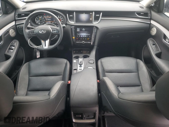 2023 Infiniti QX50 Luxe with VIN 3PCAJ5BA8PF121360, listed as a Copart auction lot 42991135 with 16,340 mi miles and Salvage title. Bid and sale history available at DreamBid. Image 8.