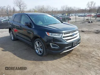 2015 Ford Edge Titanium z VIN 2FMTK4K99FBB21834, wystawiony jako IAAI lot #42007041 z przebiegiem 118 492 mil mil oraz . Historia ofert i sprzedaży dostępna na DreamBid. Obrazek 1.