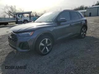 2022 Audi Q5 S line Prestige with VIN WA1FAAFY3N2108886, listed as a Copart auction lot 80448514 with 24,938 mi miles and Salvage Title. Bid and sale history available at carsss.com. Image 1.